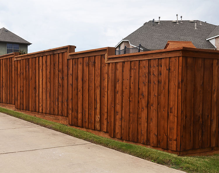 Cedar Fence Board-on-Board front-side