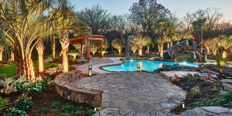 pool and patio by north dallas pool builder weisz selection