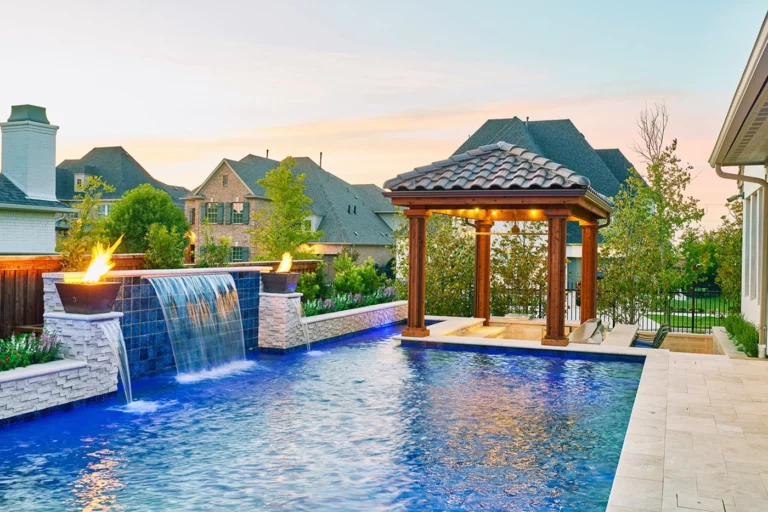 luxury pool designed by north dallas pool designer weisz solutions